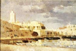 Albert Lebourg The Port of Algiers Sweden oil painting art